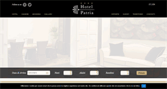 Desktop Screenshot of patriahotel.com